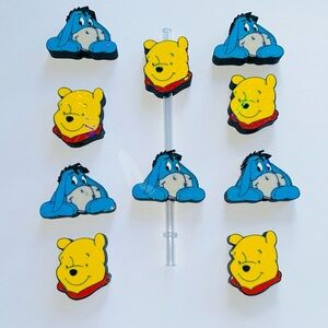 WHOLESALE 10pc Straw Toppers! ( Multiple Themes To Choose From )